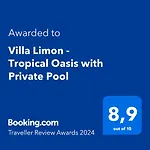 Villa Limon - Tropical Oasis With Private Pool