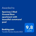 Spacious 2 Bed Ground Floor Apartment With Beautiful Communal Pool